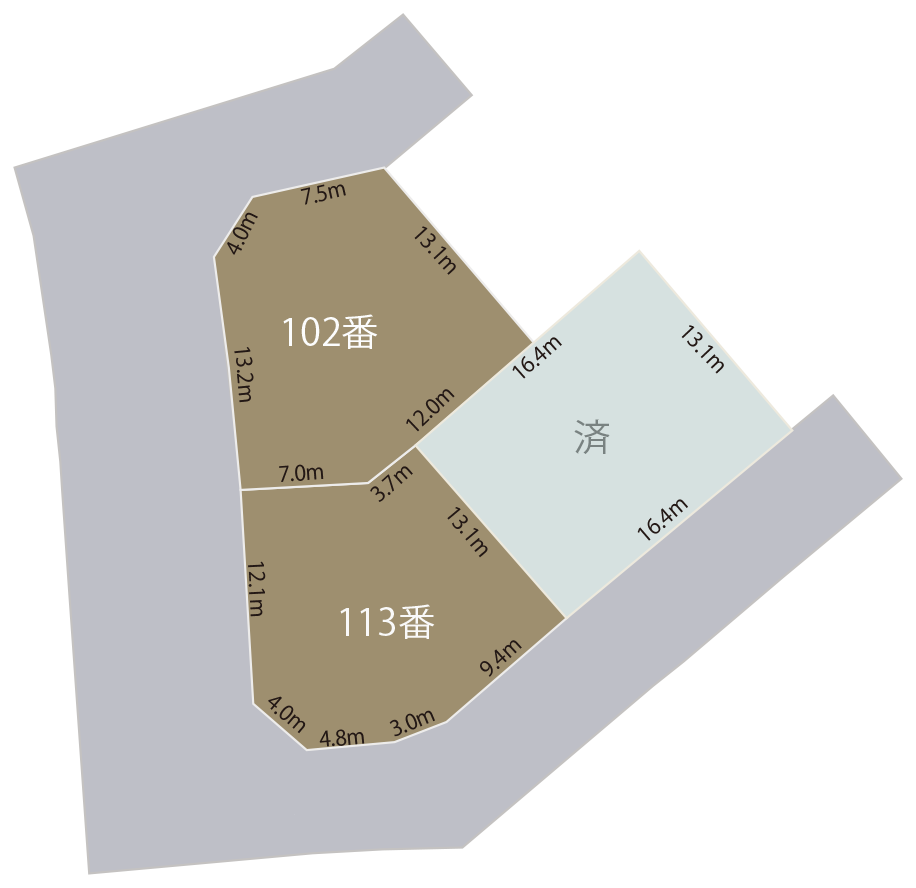 白山市北安田南一丁目注文住宅用地