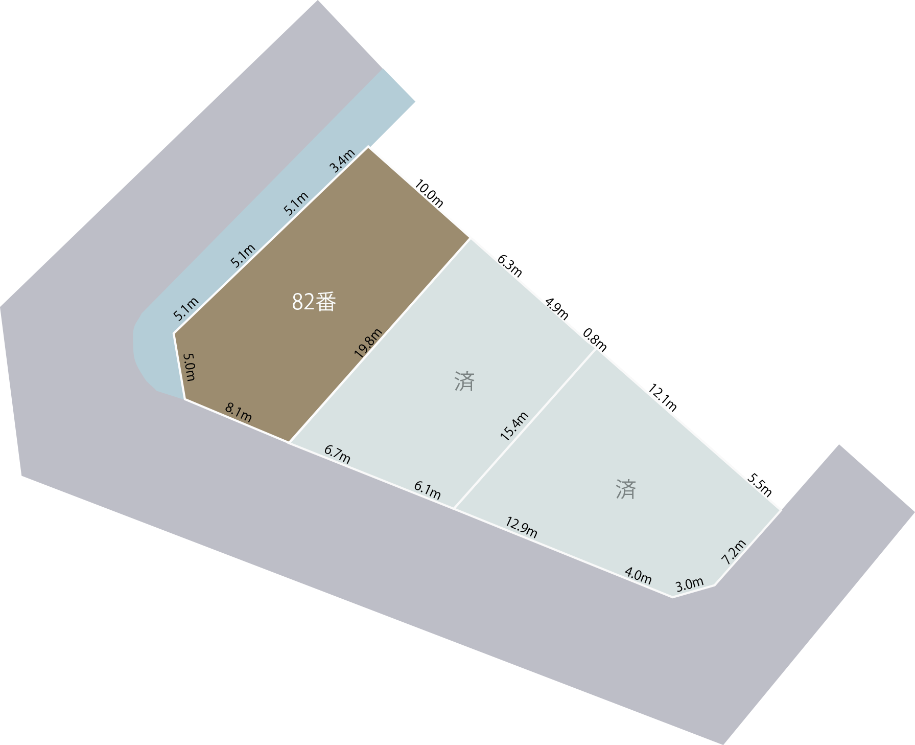 白山市北安田南一丁目注文住宅用地