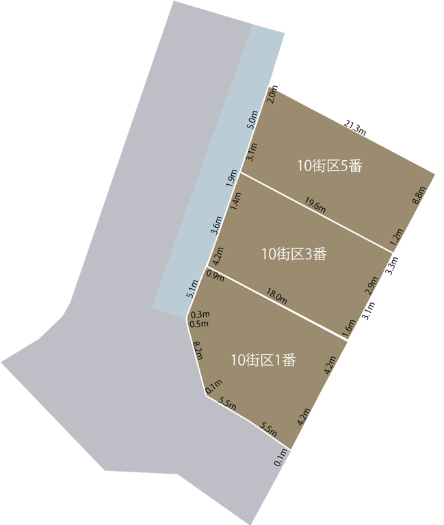 白山市北安田南部地区土地区画整理地内仮換地10街区